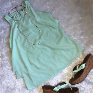 Annabella Ruffle Tank